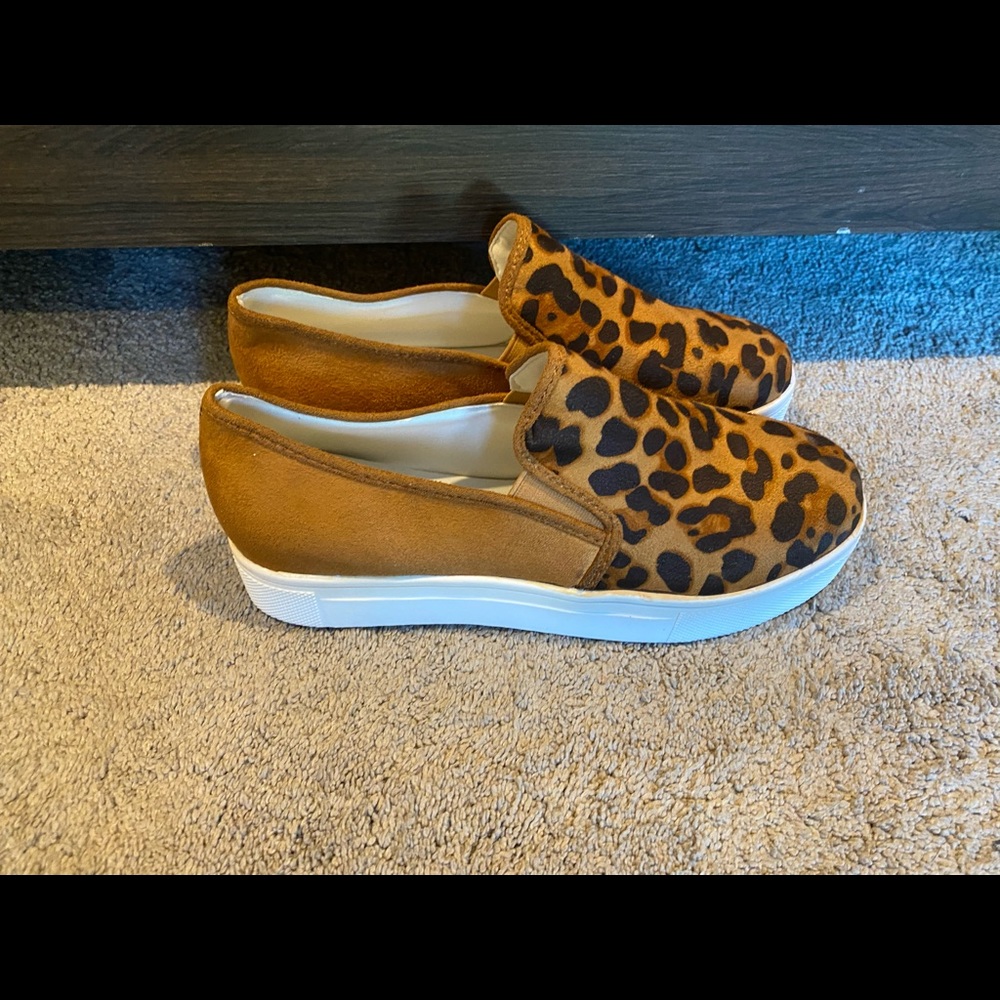 Leopard Platforms- brand new!!